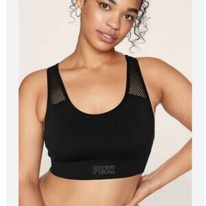 PINK Victoria’s Secret Black Sports Bra size M
